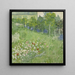 The Garden of Daubigny - Vincent van Gogh — framed artwork on a wall