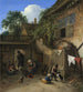 The cottage garden - Adriaen van Ostade — artwork view