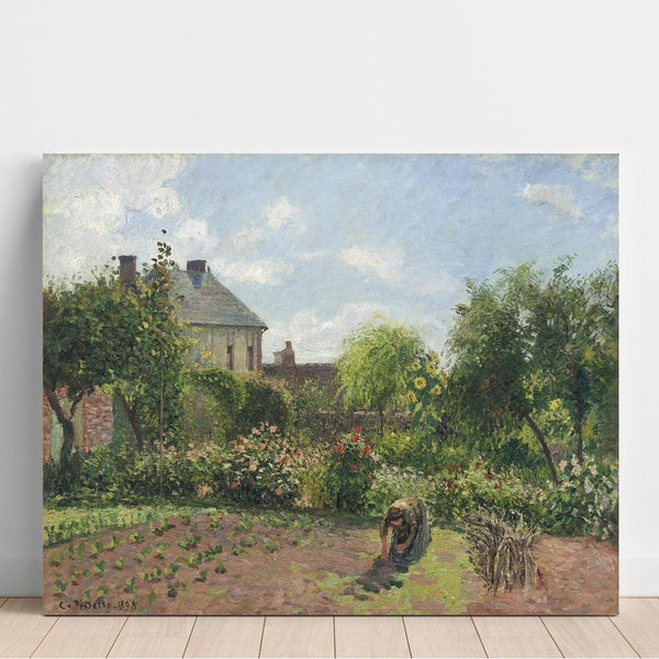 Reproduction of the painting The Garden of Artists at Eragny - Camille Pissarro