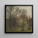 The Garden of the Copenhagen Prince's Palace - Svend Hammershøi — framed artwork on a wall