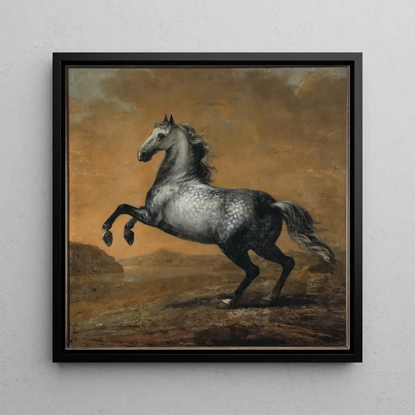 The booklet of Karl XI, the little Englishman - David Klöcker Ehrenstrahl — framed artwork on a wall