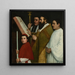 The Lectern - Alphonse Legros — framed artwork on a wall