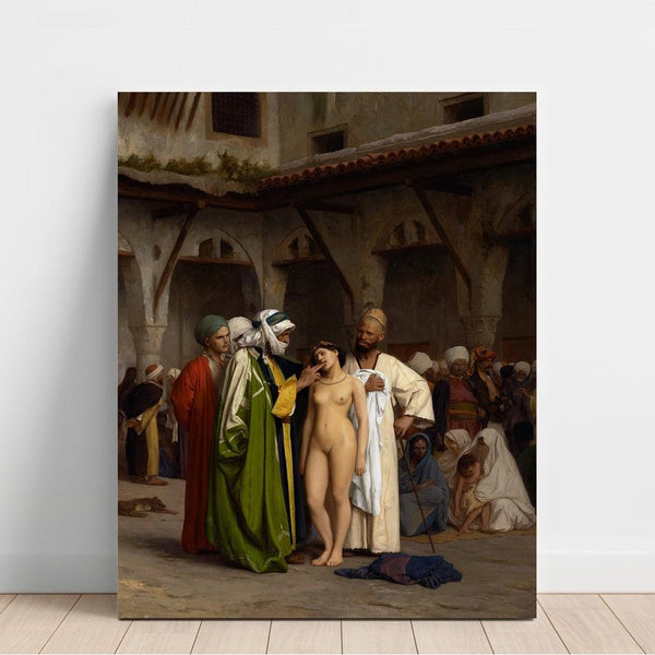 Reproduction of the painting The Slave Market - Jean-Léon Gérôme