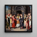 The Marriage of the Virgin - Jan van Doornick — framed artwork on a wall