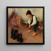 The Shoe Cleaner - Gáza Peske — framed artwork on a wall