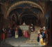 Pope Gregory XVI visiting the church of San Benedetto in Subiaco - Jean-François Montessuy — artwork view