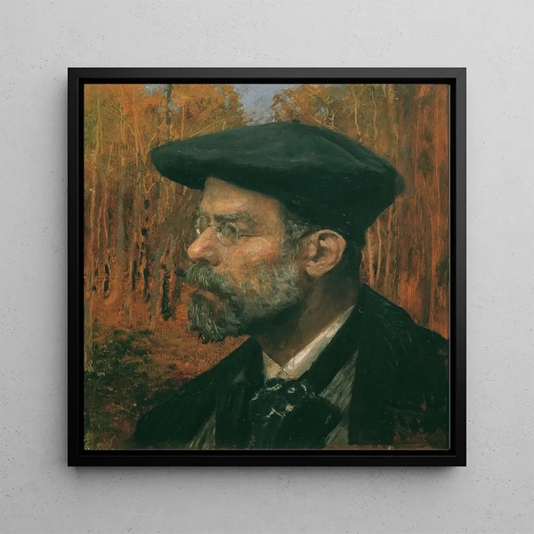 The Painter Théodor von Hörmann - Johann Victor Krämer — framed artwork on a wall