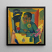 The Painter Self-Portrait - Ernst Ludwig Kirchner — framed artwork on a wall