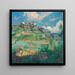 The People of San Quirce de Valles - Joaquin Mir Trinxet — framed artwork on a wall