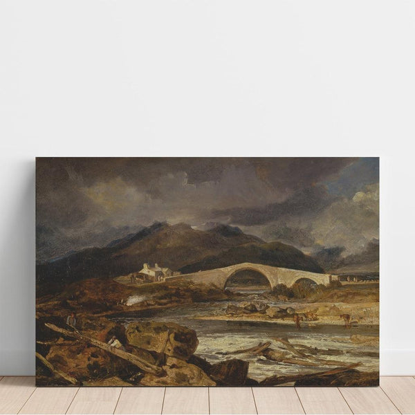Reproduction of the painting The Tummel Bridge, Perthshire - Joseph Mallord William Turner British Painter