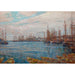 Reproduction of the painting The port with a thousand masts - Childe Hassam