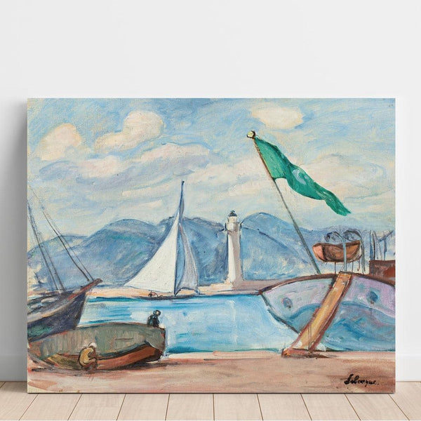 Reproduction of the painting of the Saint-Tropez port - Henri Lebasque