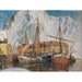 Reproduction of the painting The port of Svolvær, Lofoten - Anna Boberg