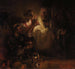 The renunciation of Saint Peter - Rembrandt van Rijn — artwork view