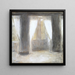 The Daily Living Room at Frederiksberg All - Vilhelm Hammershøi — framed artwork on a wall