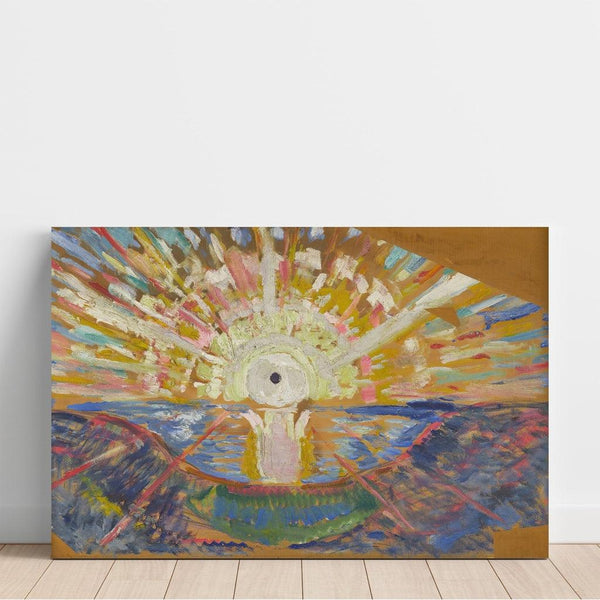 Reproduction of the painting The Sun - Edvard Munch