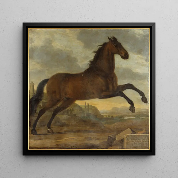 The Sultan of Karl XI - David Klöcker Ehrenstrahl — framed artwork on a wall