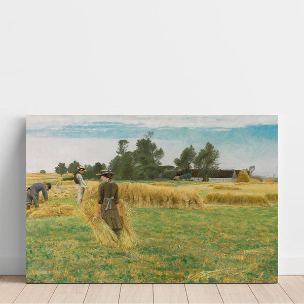 Reproduction of the painting The Harvest Time, Ladby - Laurits Andersen Ring