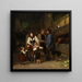The sold calf - Hermann Plathner — framed artwork on a wall