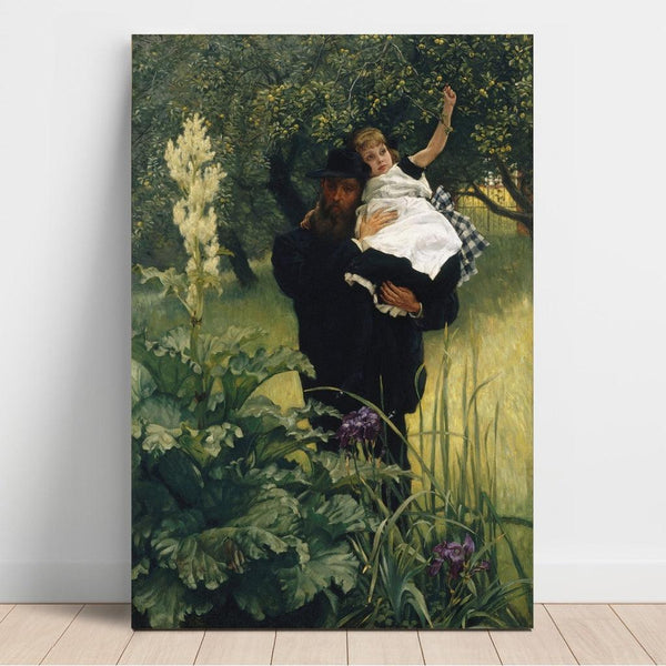 Reproduction of the painting The Widower - James Tissot