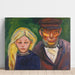 Reproduction of the painting The Old Fisherman and His Daughter - Edvard Munch