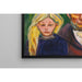 Reproduction of the painting The Old Fisherman and His Daughter - Edvard Munch