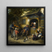 The Violinist - Adriaen van Ostade — framed artwork on a wall
