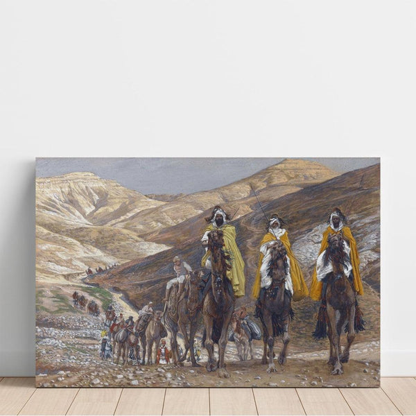 Reproduction of the painting The Journey of the Magi - James Tissot