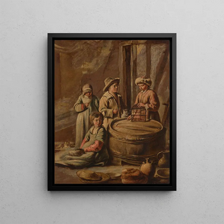 Le Nain family - Children with a cage.webp