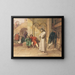 La marche du roi Henri IV vers Canossa - Leander Russ — framed artwork on a wall