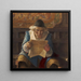 Reading the Letter - William John Wainwright — framed artwork on a wall