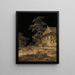 Berger dans une ferme - Leendert Overbeek — framed artwork on a wall
