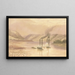 The Ohio River near Wheeling, West Virginia - Lefevre James Cranstone — framed artwork on a wall