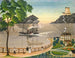 American Mailboat Painting - Leila T Bauman — artwork view