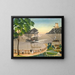 American Mailboat Painting - Leila T Bauman — framed artwork on a wall