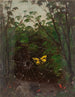 Butterfly Painting in a Spider Web - Lemuel Maynard Wiles — artwork view