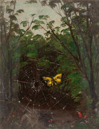 Lemuel Maynard Wiles - Butterfly in a Spiderweb.webp