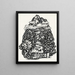 Mountain Landscape Painting - Leo Gestel — framed artwork on a wall