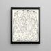 Leaf with heads - Leo Gestel — framed artwork on a wall