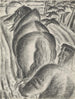 Farm Painting with plow and draft horse - Leo Gestel — artwork view