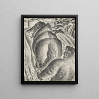 Leo Gestel - Boer met ploeg en trekpaard.webp
