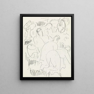 Leo Gestel - De Oogst boeren werkend op het land.webp