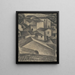 Houses of an Italian Village - Leo Gestel — framed artwork on a wall