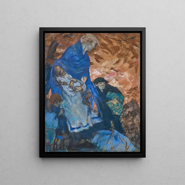 Vers la Hollande - Leo Gestel — framed artwork on a wall