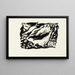 Project for a vignette, shell, and seagull - Leo Gestel — framed artwork on a wall