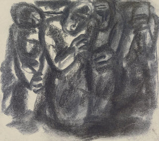 Sketch of a group of people - Leo Gestel — artwork view