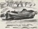 Sketch sheet with a ship and a man on board - Leo Gestel — artwork view