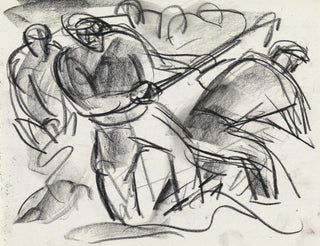 Study of figures at work - Leo Gestel — artwork view