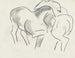 Study Leaf with Horses - Leo Gestel — artwork view