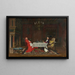The Cardinals' Dinner - Leo Herrmann — framed artwork on a wall